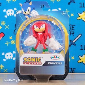 Jakks Pacific Sonic the Hedgehog Knuckles 2.5" Collectible Action Figure New